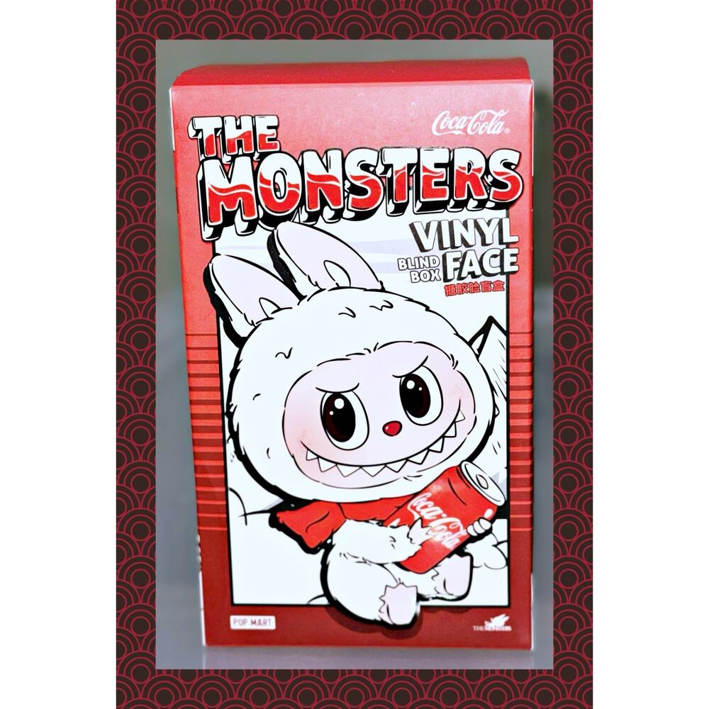 POP MART Monsters Labubu Coca-Cola Vinyl Plush Pendant Keychain Unopened